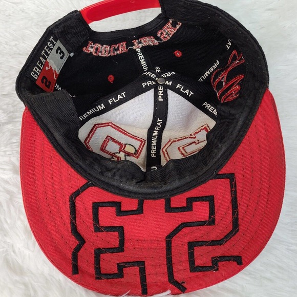 Michael Jordan Greatest 23 Basketball Black‎ Snapback Hat Cap Fly Touch The Sky - Picture 8 of 12
